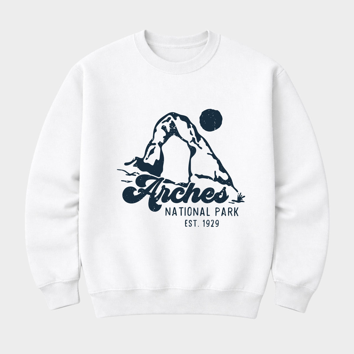 Vintage Arches National Park - Men's Graphic Sweatshirt