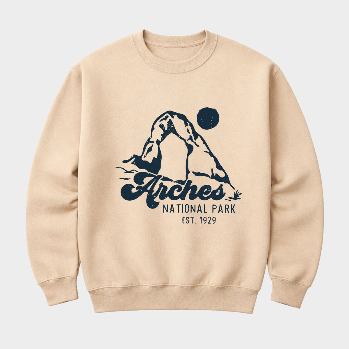 Vintage Arches National Park - Men's Graphic Sweatshirt