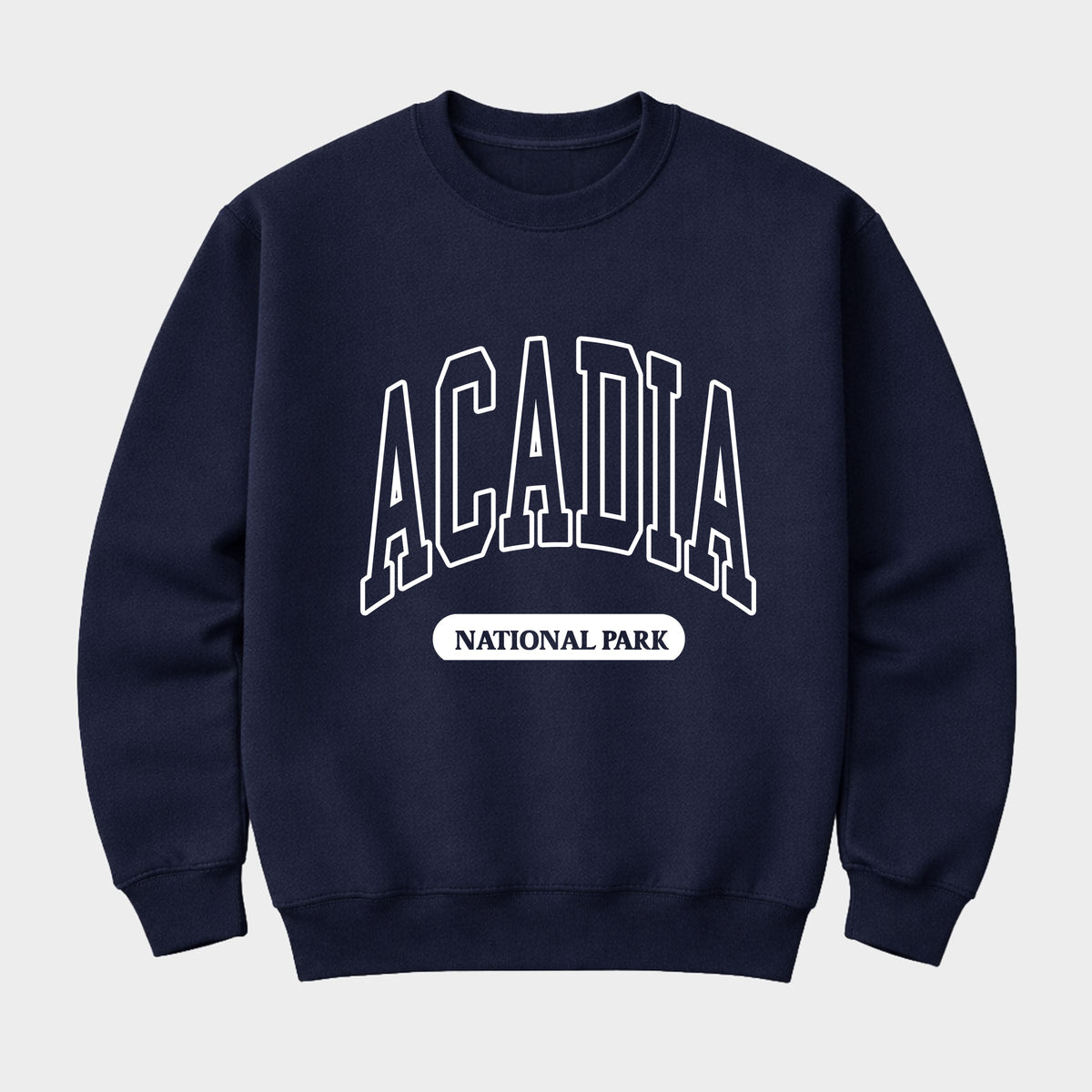 Acadia National Park Varsity - Men's Graphic Sweatshirt