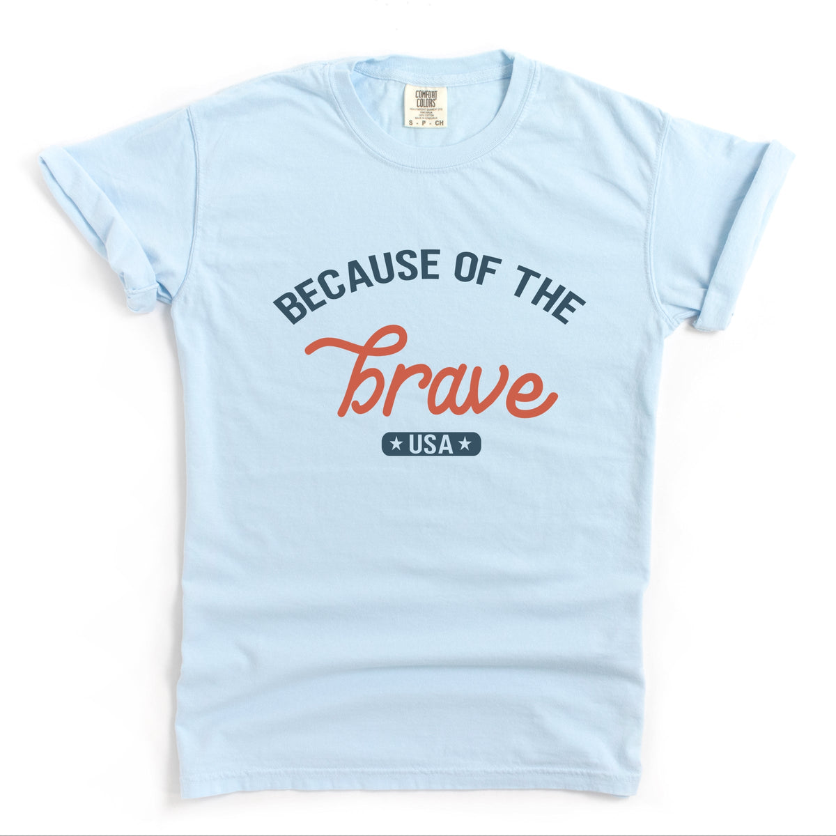 Brave USA - Women's Garment Dyed Graphic T-Shirt