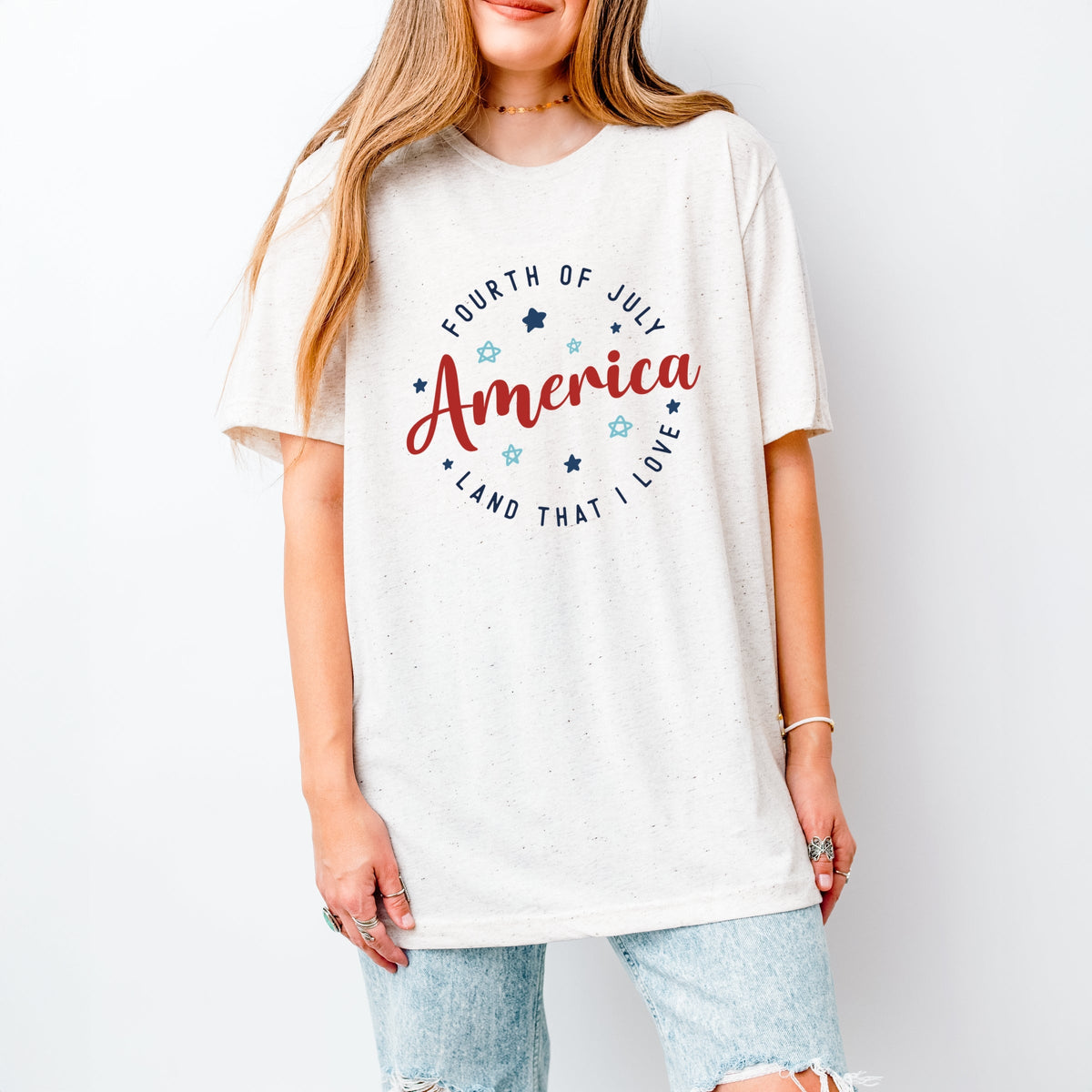 Land That I Love Colorful - Women's Short Sleeve Graphic T-Shirt