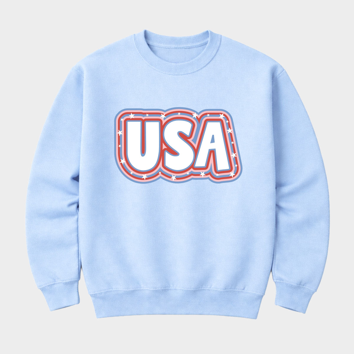USA Outline - Women's Graphic Sweatshirt