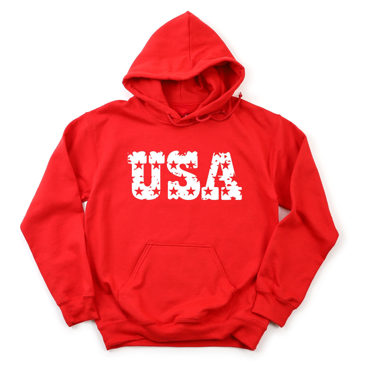 USA Distressed Stars - Women's Graphic Hoodie
