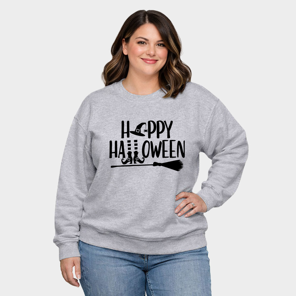Happy Halloween Witch - Women's Plus Sweatshirt