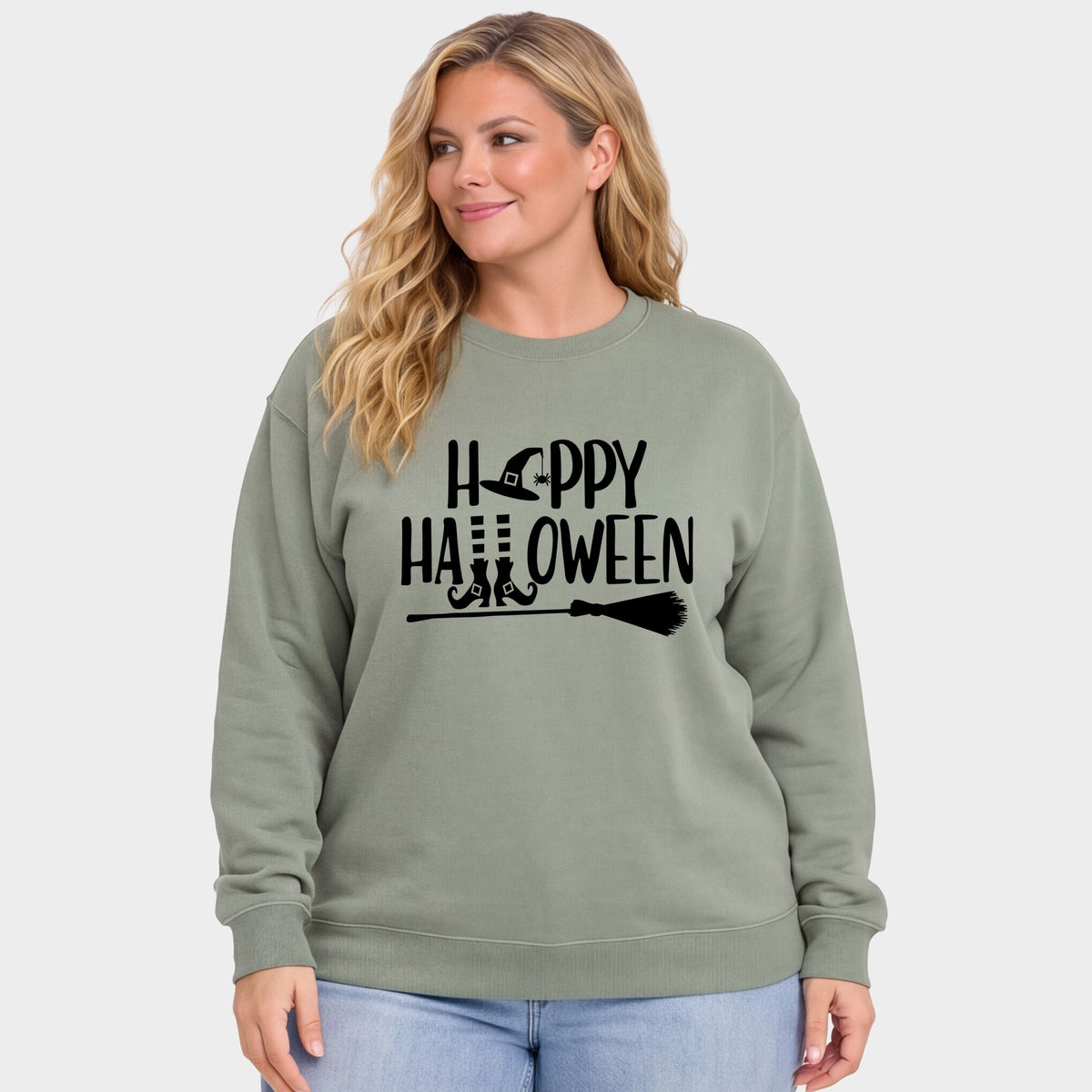 Happy Halloween Witch - Women's Plus Sweatshirt