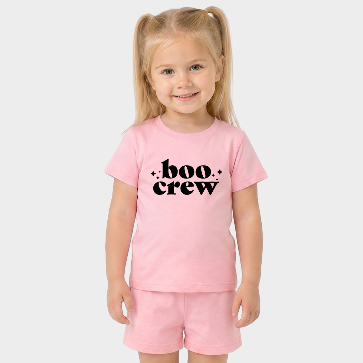 Boo Crew Stars - Toddler Crew Shorts Set