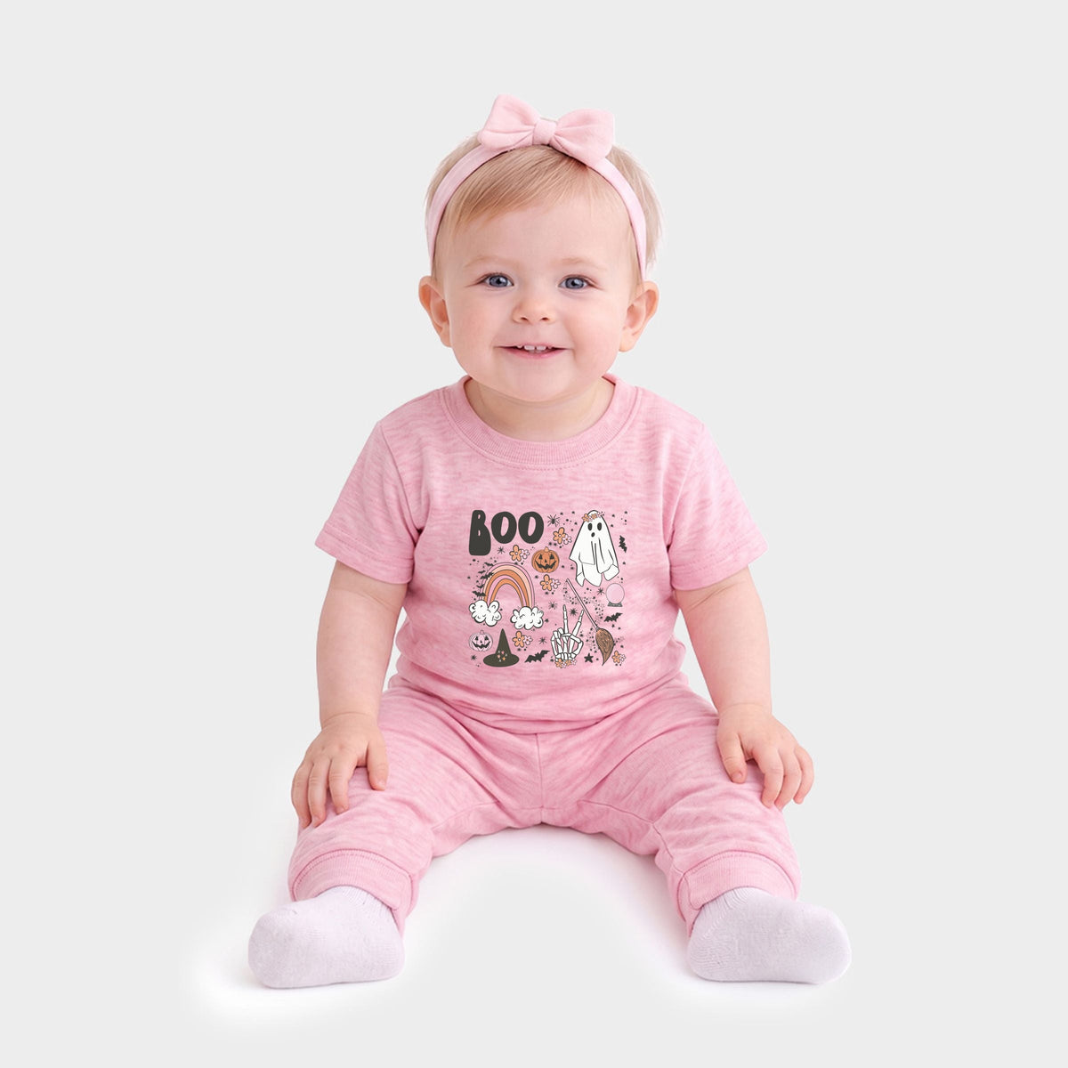 Halloween Cluster - Infant Jogger Pant Crew Set