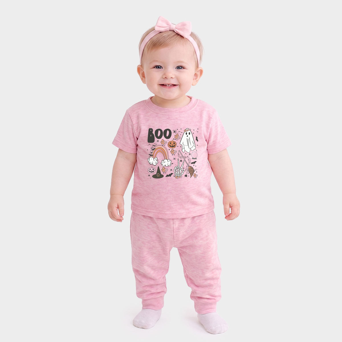 Halloween Cluster - Infant Jogger Pant Crew Set