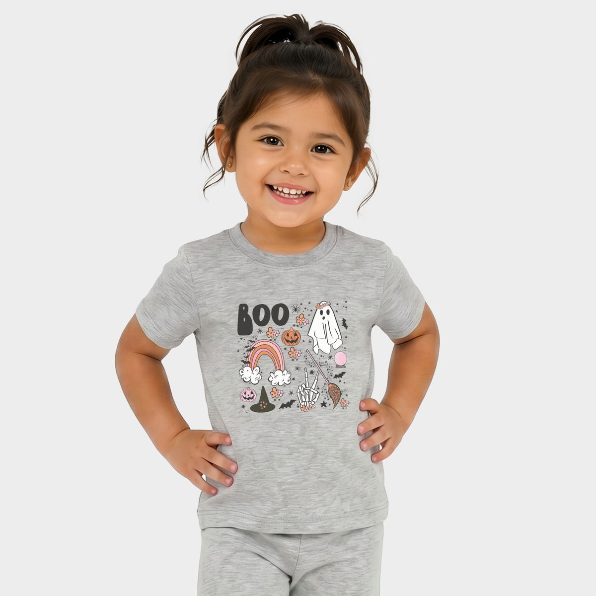 Halloween Cluster - Toddler Crew Shorts Set