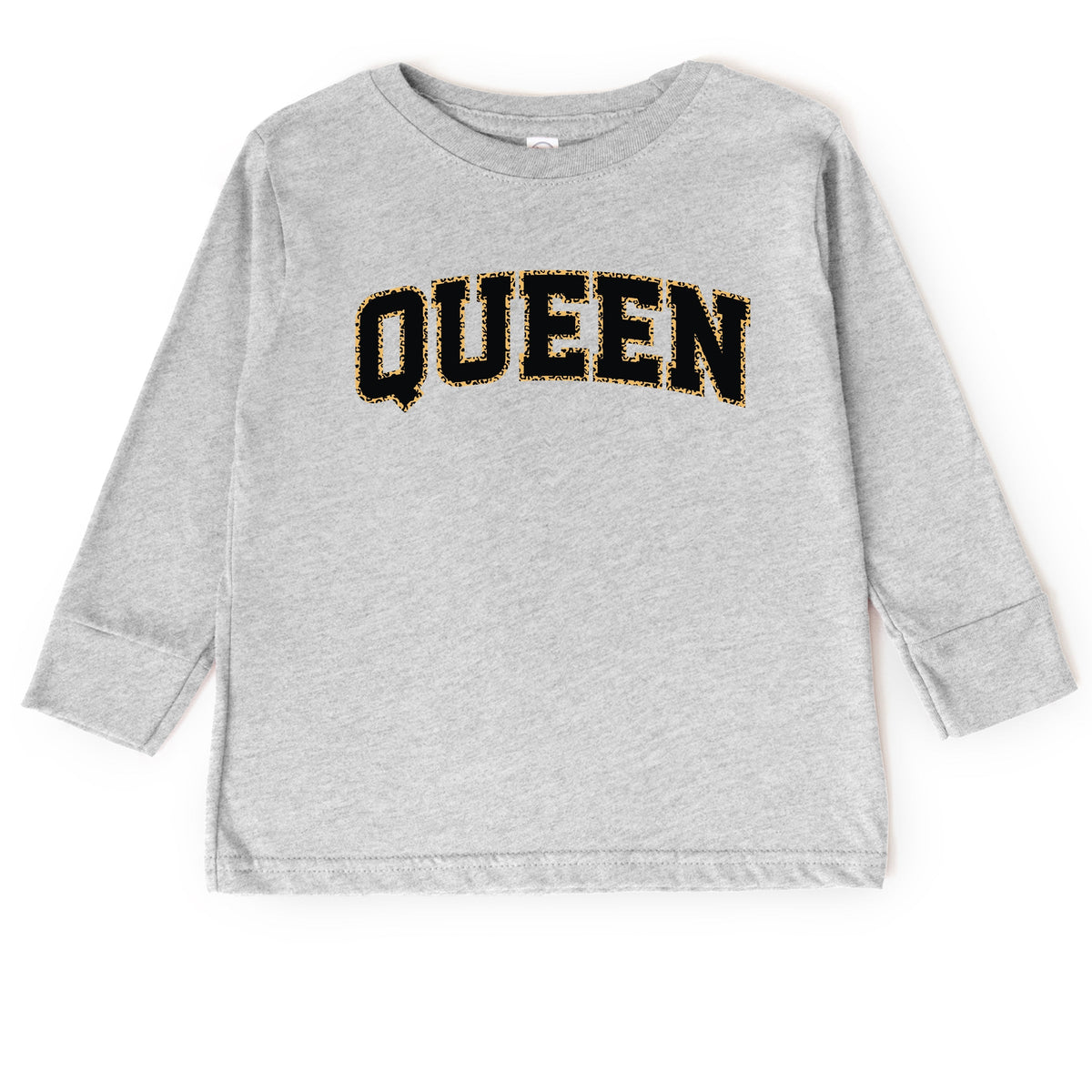 Queen Leopard Print - Toddler Long Sleeve Graphic Tee