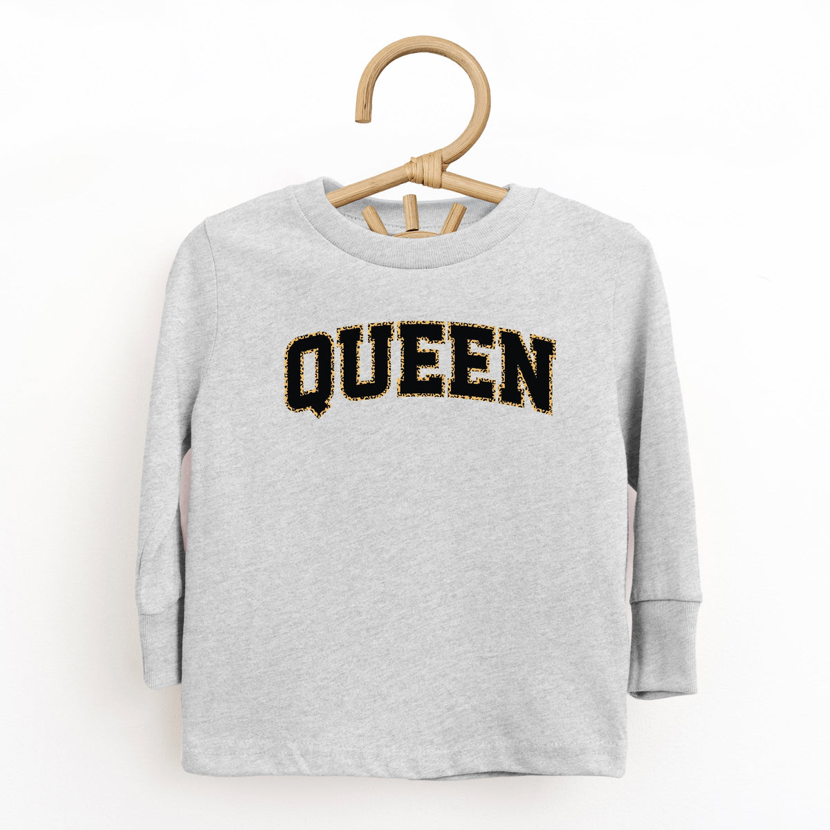 Queen Leopard Print - Toddler Long Sleeve Graphic Tee