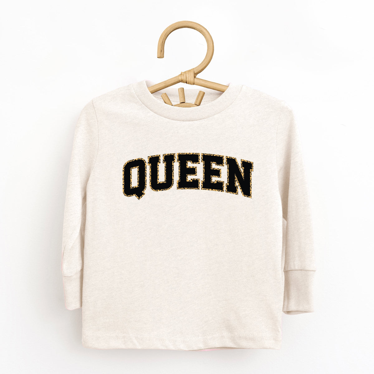 Queen Leopard Print - Toddler Long Sleeve Graphic Tee