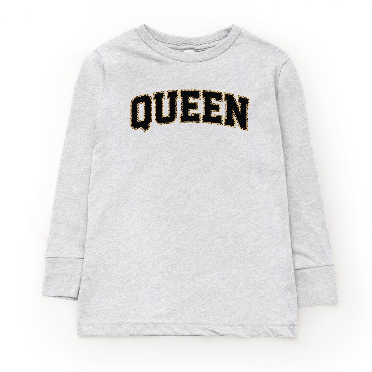 Queen Leopard Print - Youth Long Sleeve Graphic T-Shirt