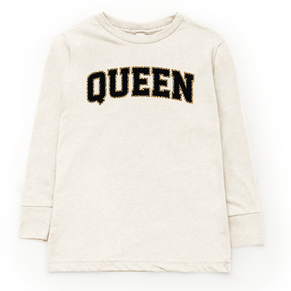 Queen Leopard Print - Youth Long Sleeve Graphic T-Shirt