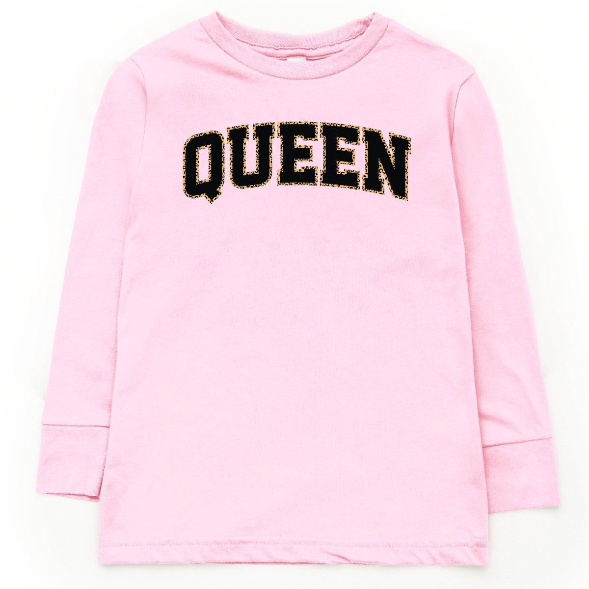 Queen Leopard Print - Youth Long Sleeve Graphic T-Shirt
