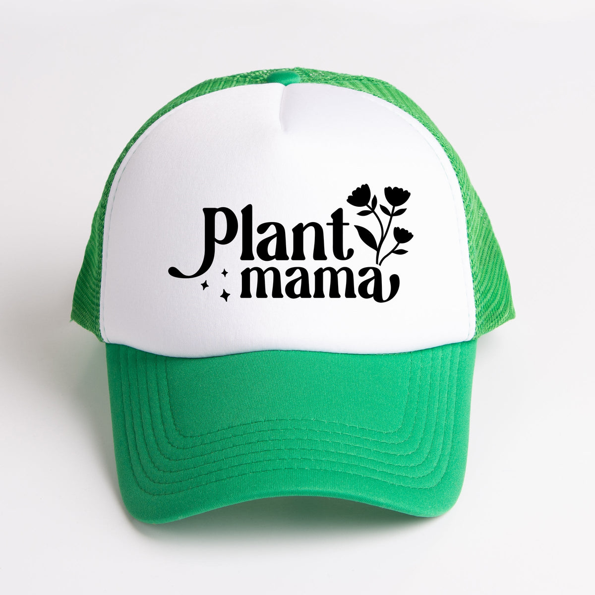 Floral Plant Mama - Women's Graphic Foam Trucker Hat