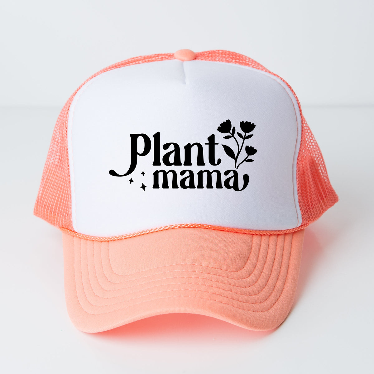 Floral Plant Mama - Women's Graphic Foam Trucker Hat