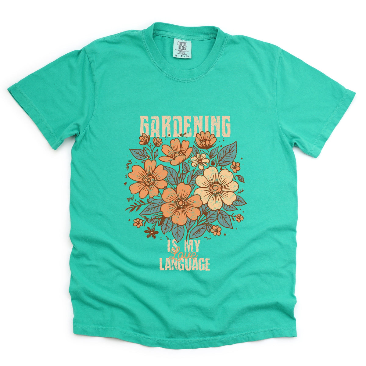 Gardening Is My Love Language - Women's Garment Dyed Graphic T-Shirt