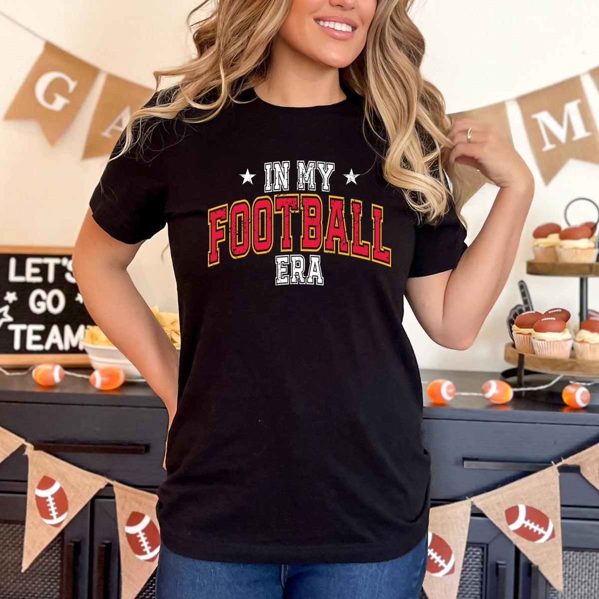In My Football Era - Red | Short Sleeve Graphic Tee