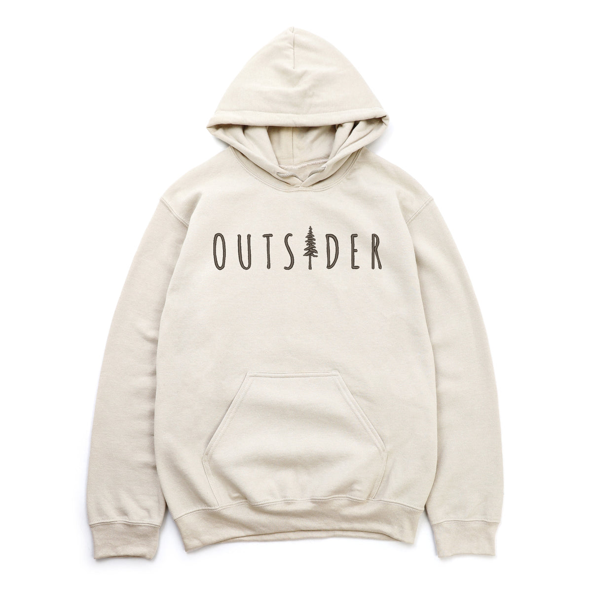 Embroidered Outsider Tree - Women's Graphic Hoodie