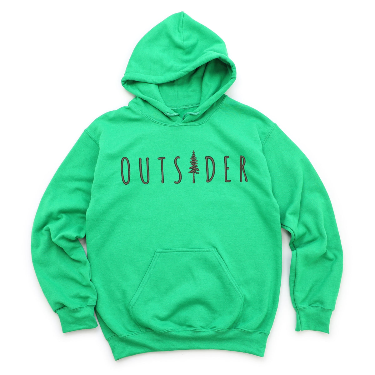 Embroidered Outsider Tree - Women's Graphic Hoodie