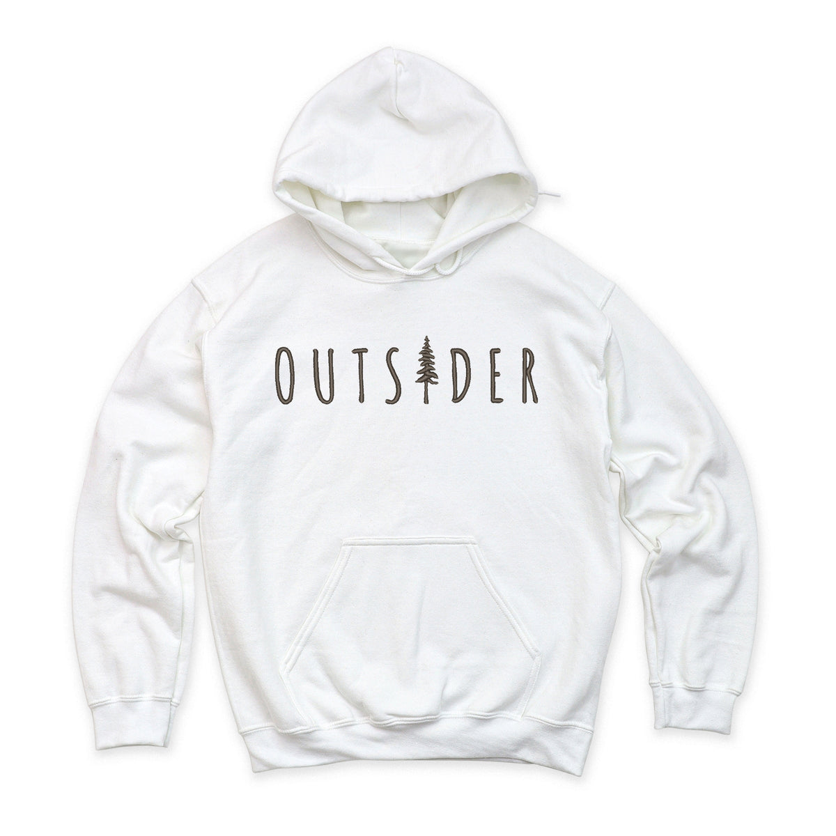 Embroidered Outsider Tree - Women's Graphic Hoodie