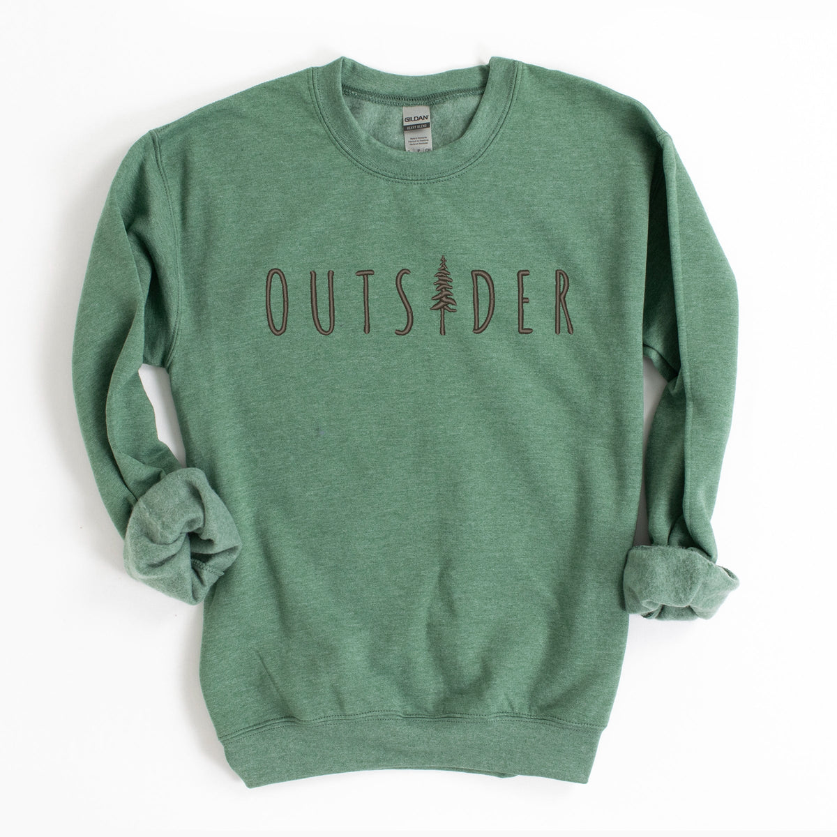 Embroidered Outsider Tree - Women's Graphic Sweatshirt