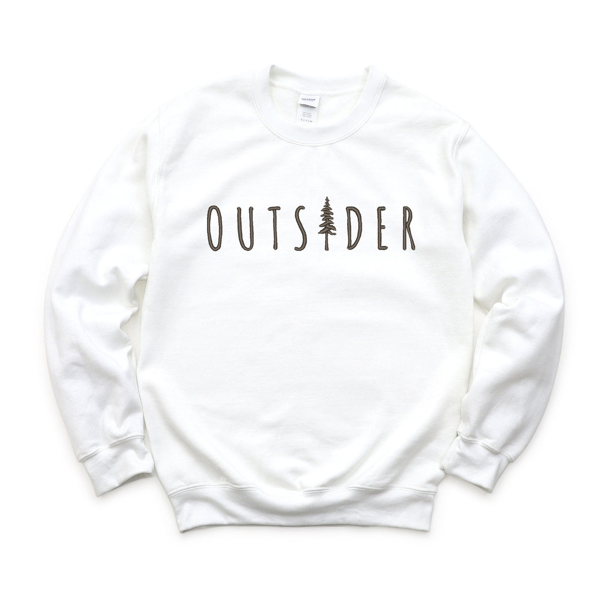 Embroidered Outsider Tree - Women's Graphic Sweatshirt