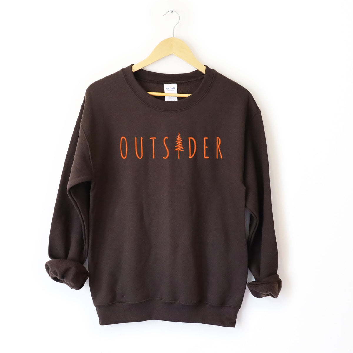 Embroidered Outsider Tree - Women's Graphic Sweatshirt