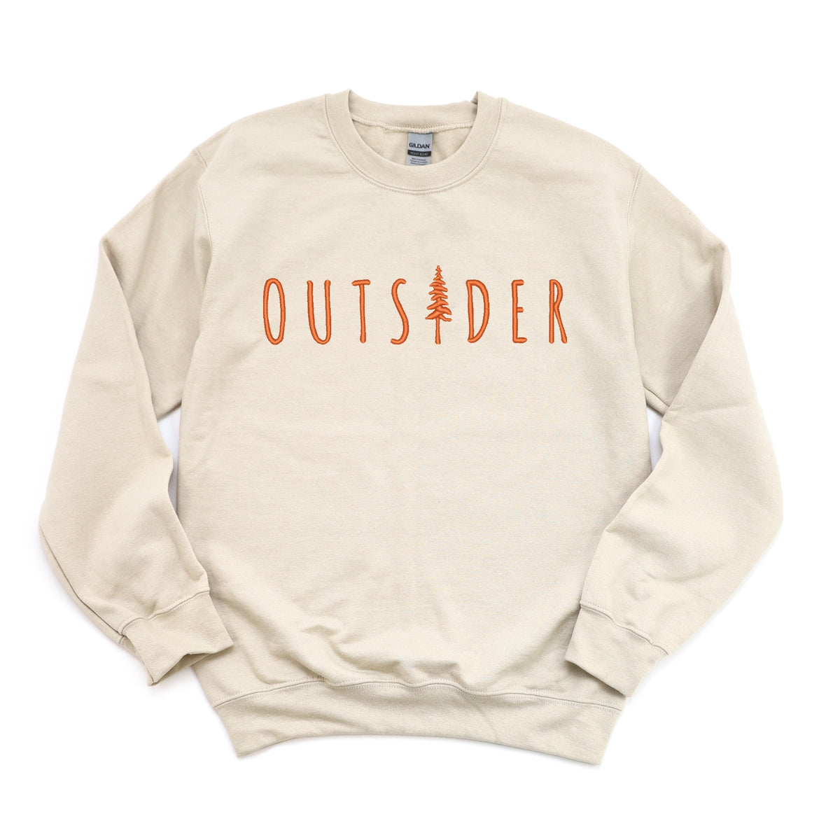 Embroidered Outsider Tree - Women's Graphic Sweatshirt