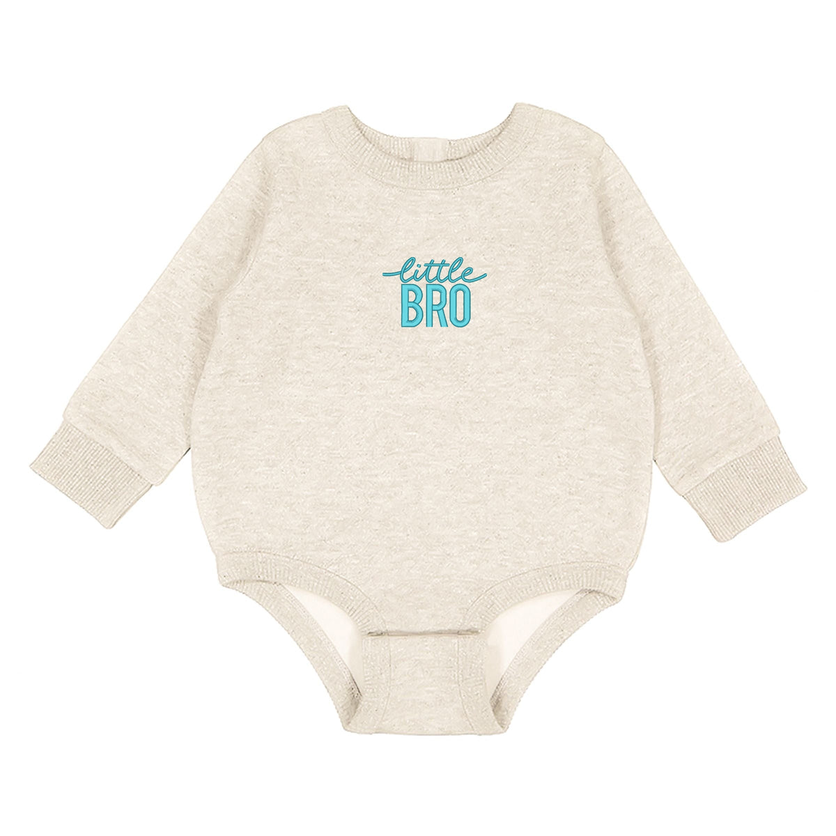 Embroidered Little Bro - Infant Fleece BodySuit