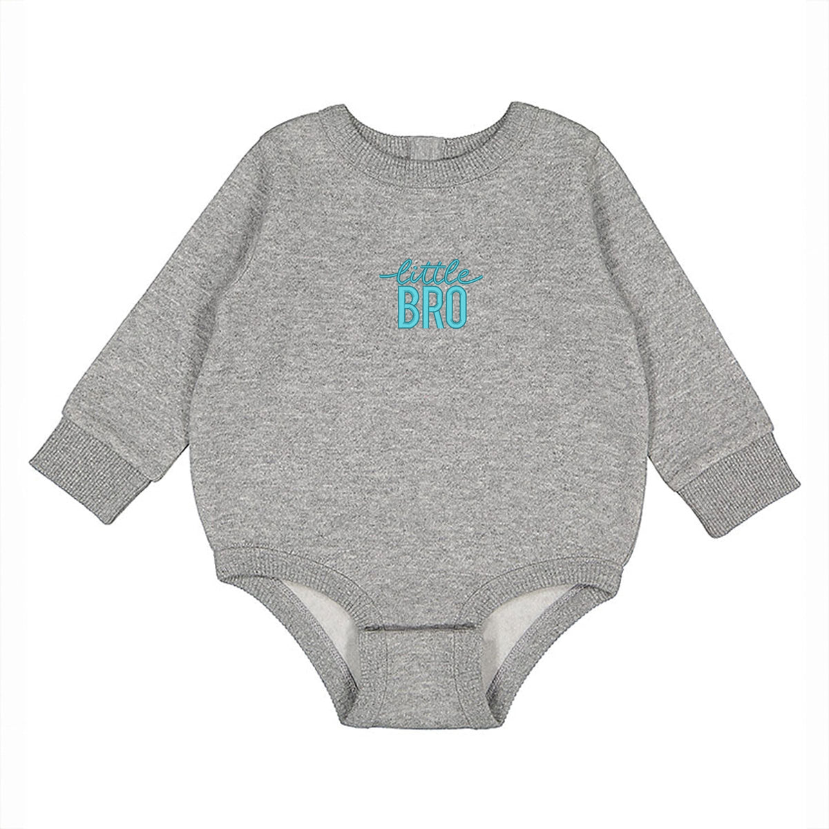 Embroidered Little Bro - Infant Fleece BodySuit