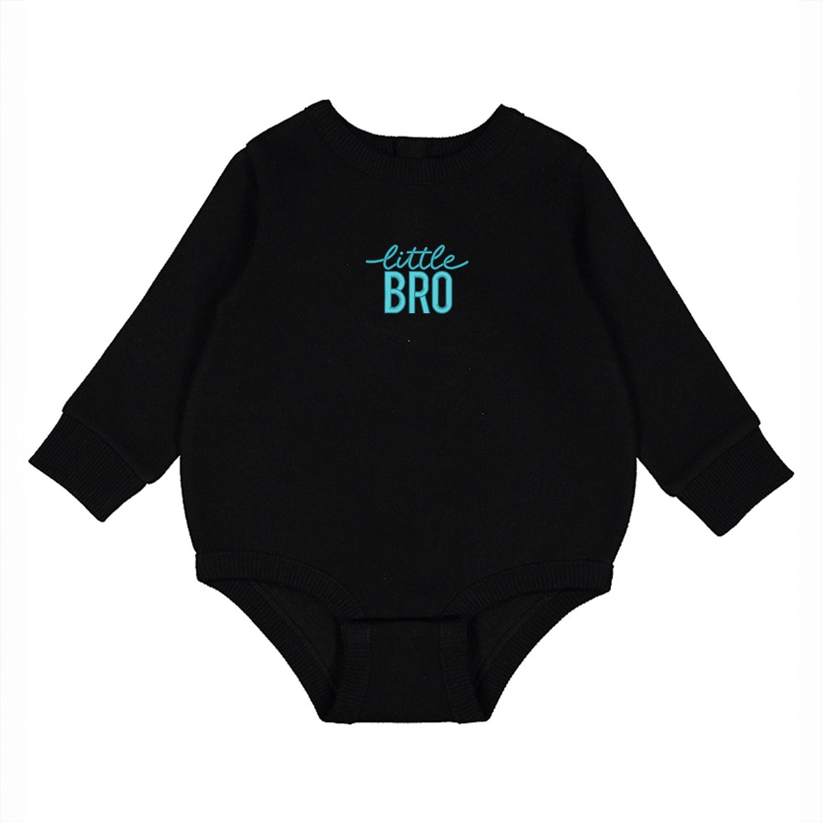 Embroidered Little Bro - Infant Fleece BodySuit