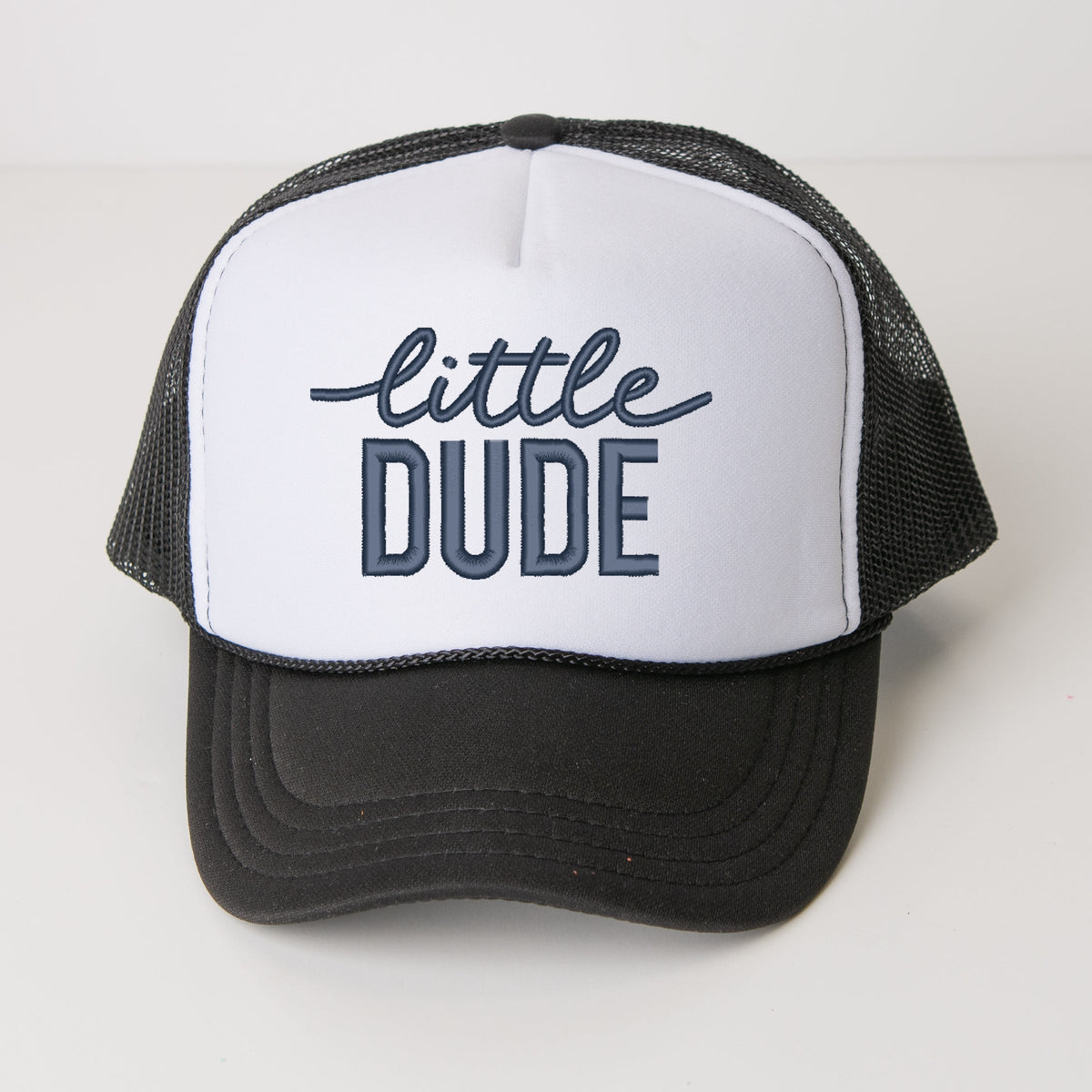 Embroidered Little Dude - Youth Graphic Foam Trucker Hat