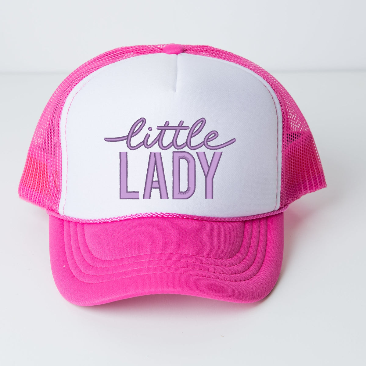 Embroidered Little Lady - Youth Graphic Foam Trucker Hat