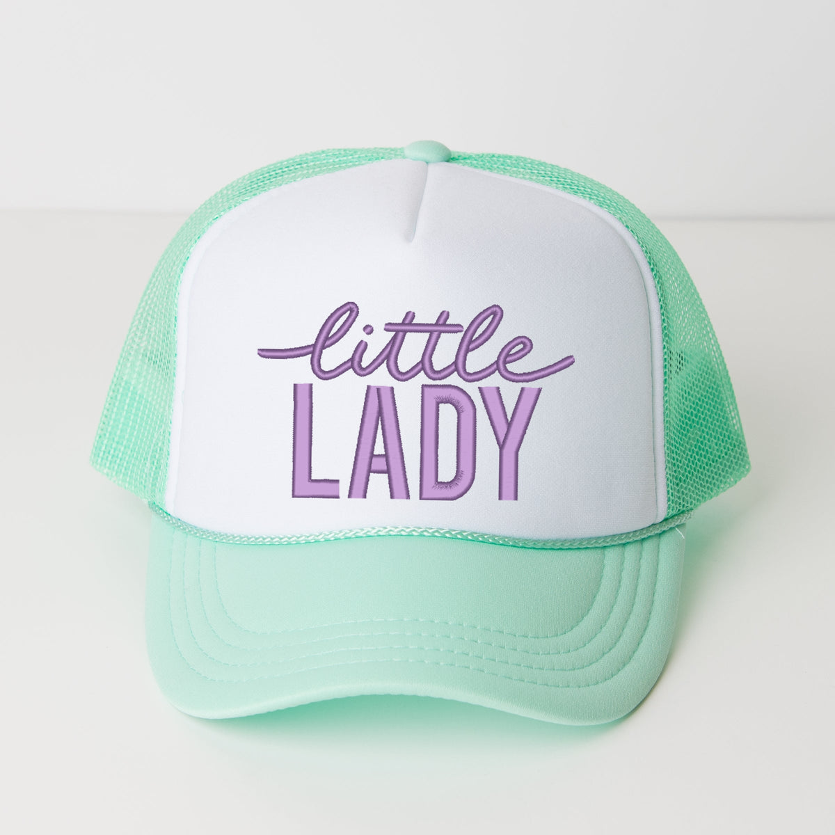 Embroidered Little Lady - Youth Graphic Foam Trucker Hat