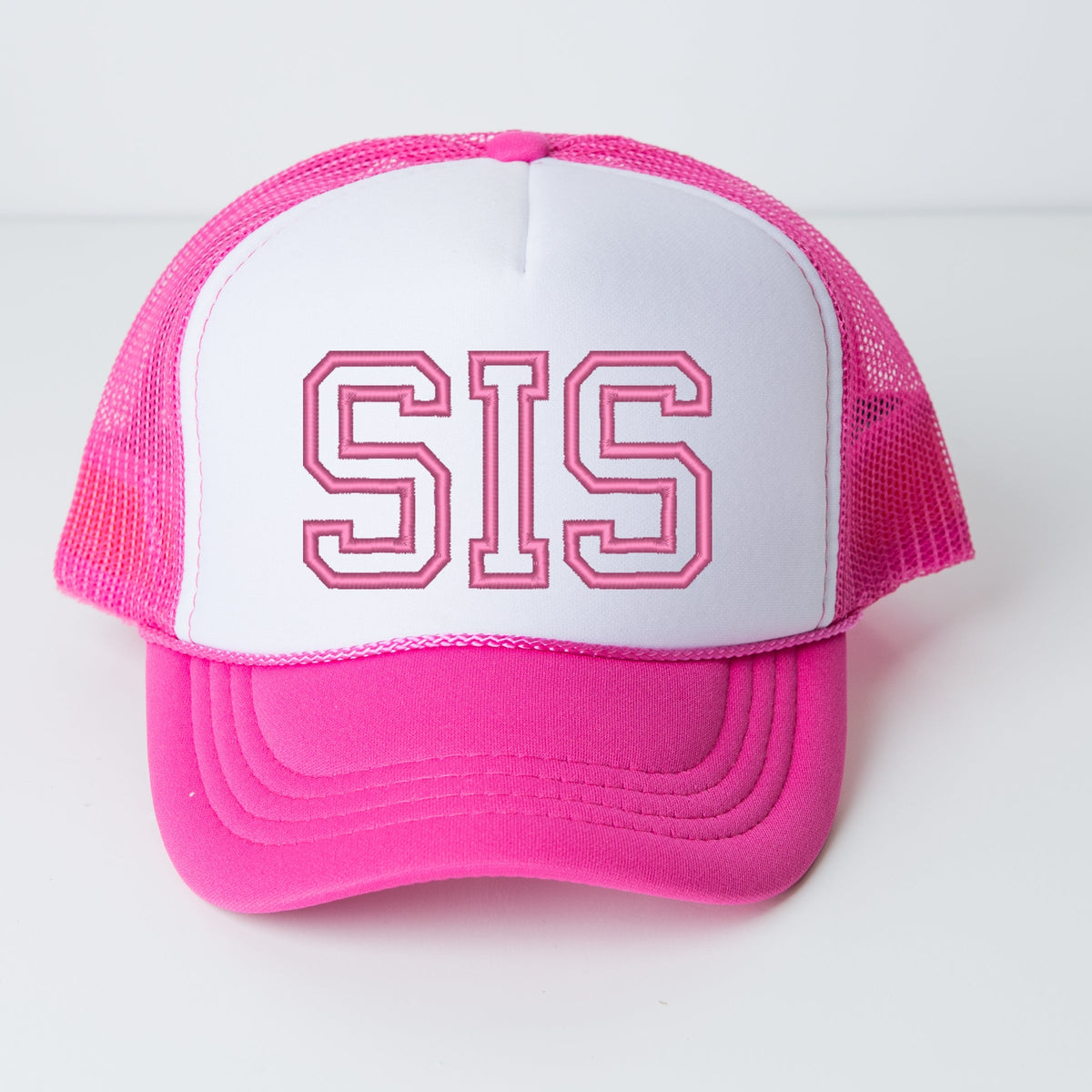 Embroidered Sis Outline - Youth Graphic Foam Trucker Hat