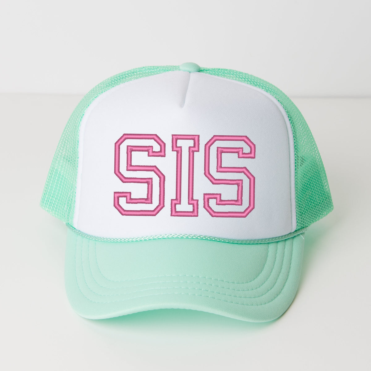 Embroidered Sis Outline - Youth Graphic Foam Trucker Hat