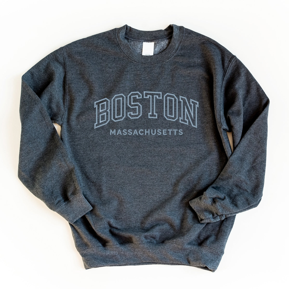 Embroidered Boston Massachusetts - Women's Graphic Sweatshirt