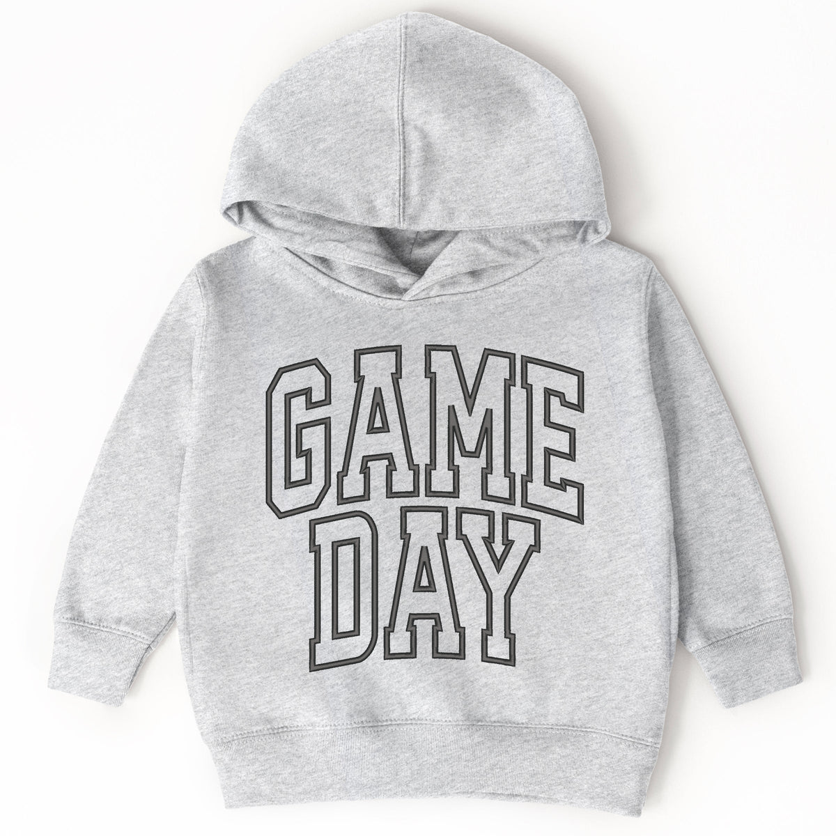 Embroidered Game Day Arched - Toddler Hoodie