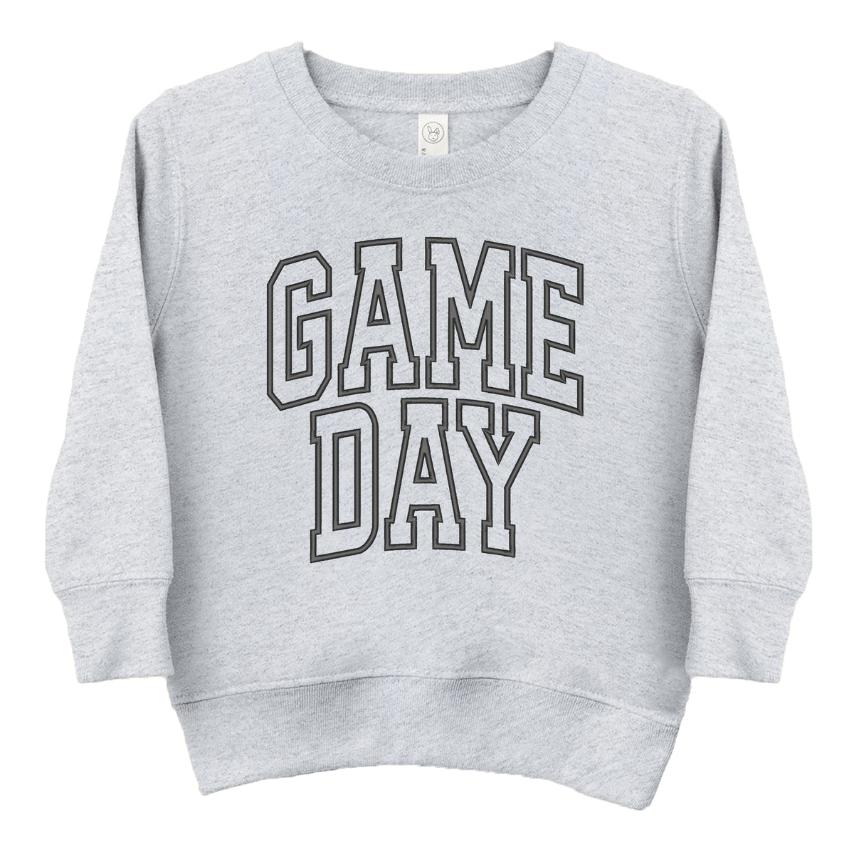 Embroidered Game Day Arched - Toddler Graphic Sweatshirt