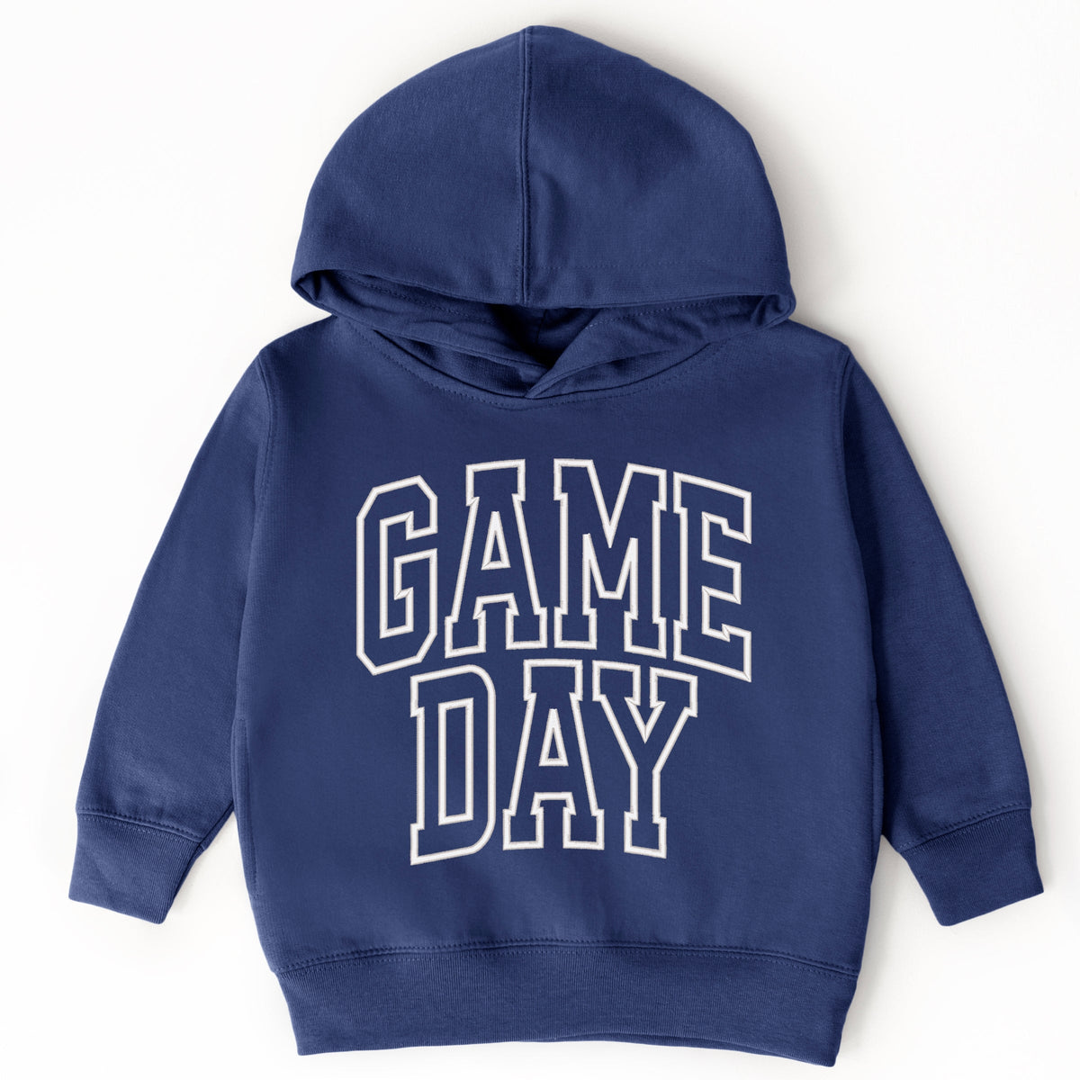 Embroidered Game Day Arched - Toddler Hoodie