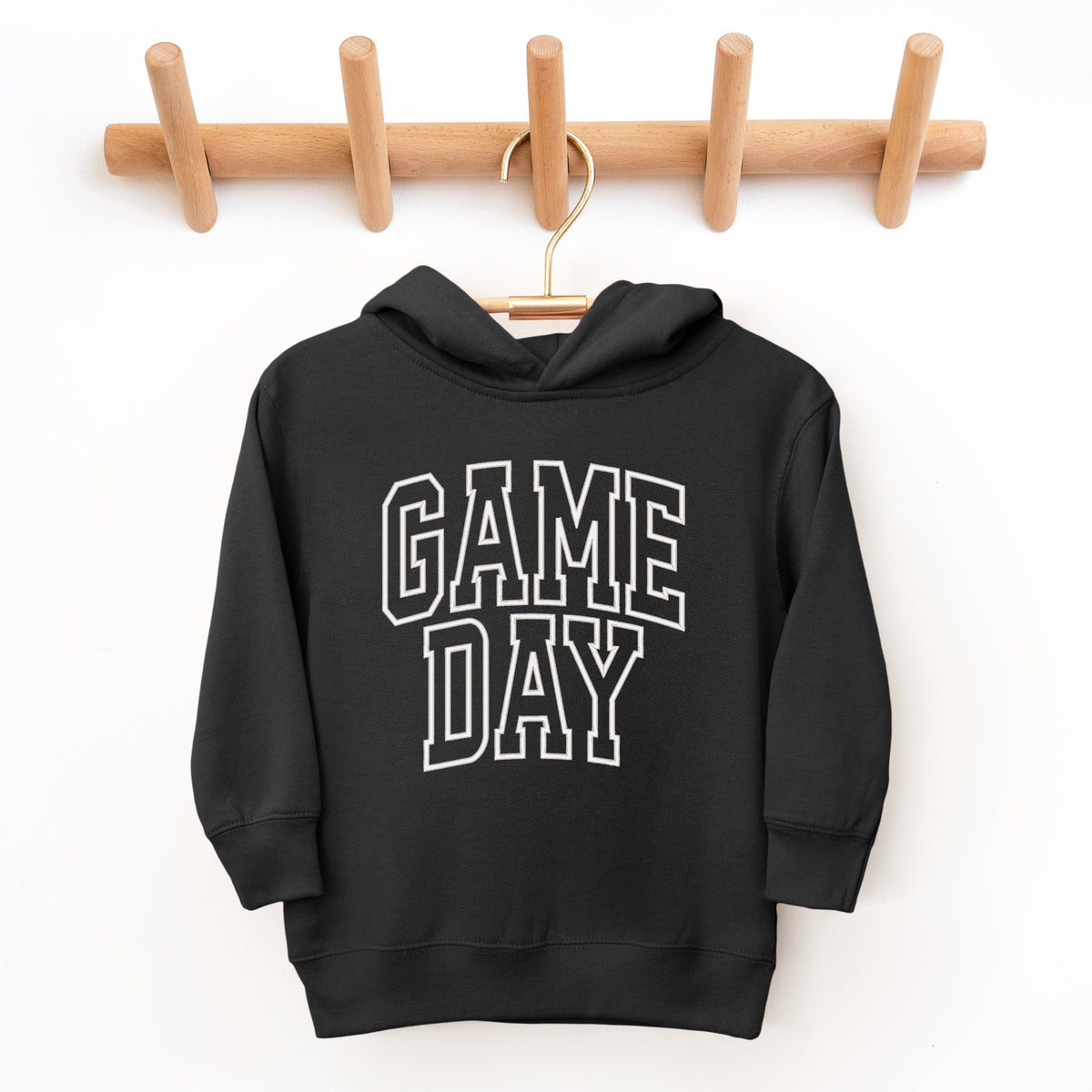 Embroidered Game Day Arched - Toddler Hoodie