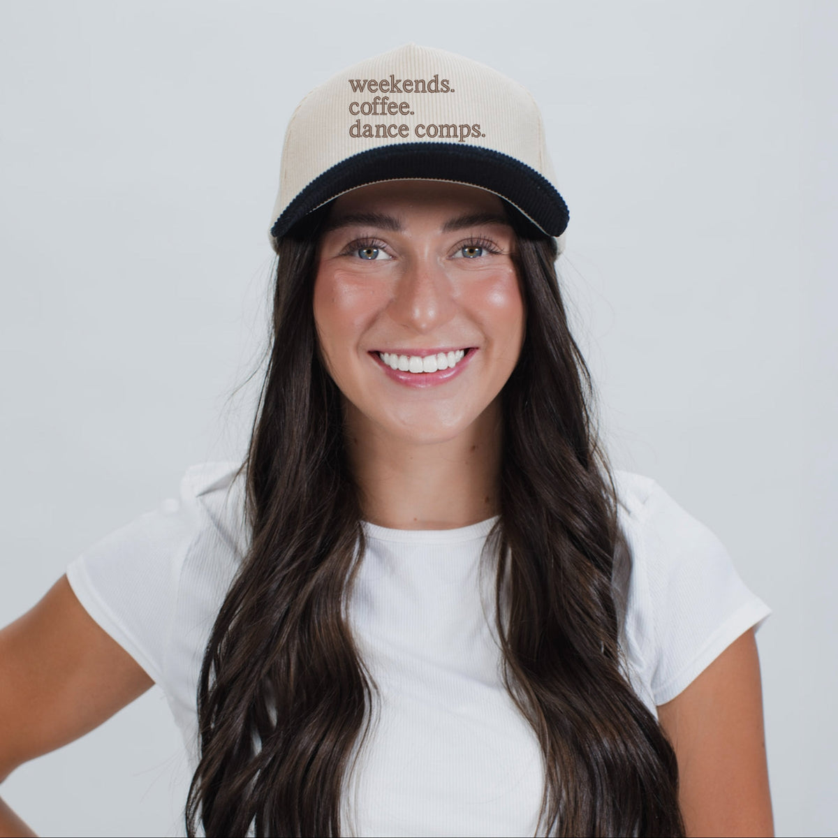 Weekends Coffee Dance Comps - Women's Corduroy Trucker Hat