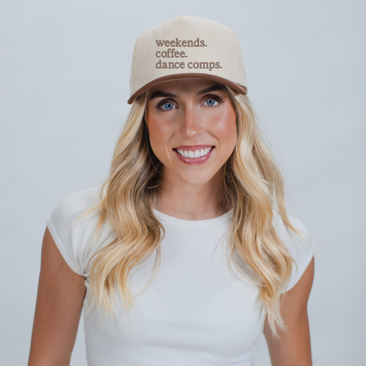 Weekends Coffee Dance Comps - Women's Corduroy Trucker Hat