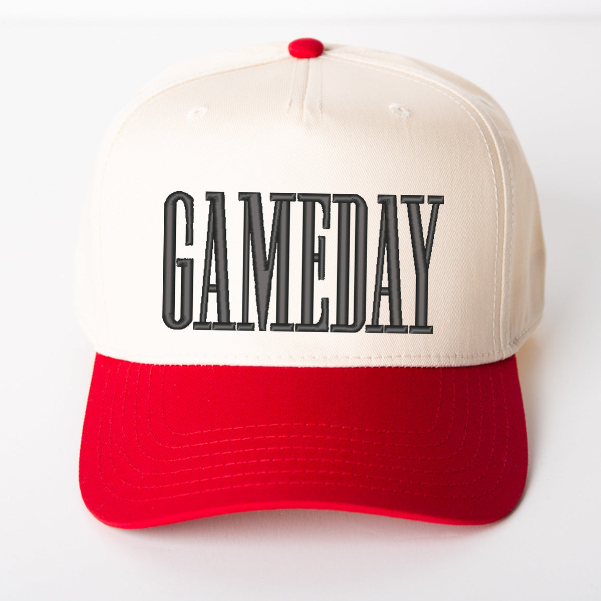 Embroidered Game Day Condensed - Women's Canvas Trucker Hat