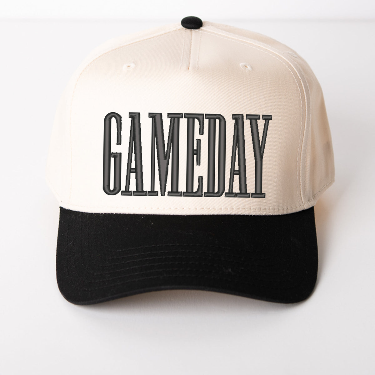 Embroidered Game Day Condensed - Women's Canvas Trucker Hat