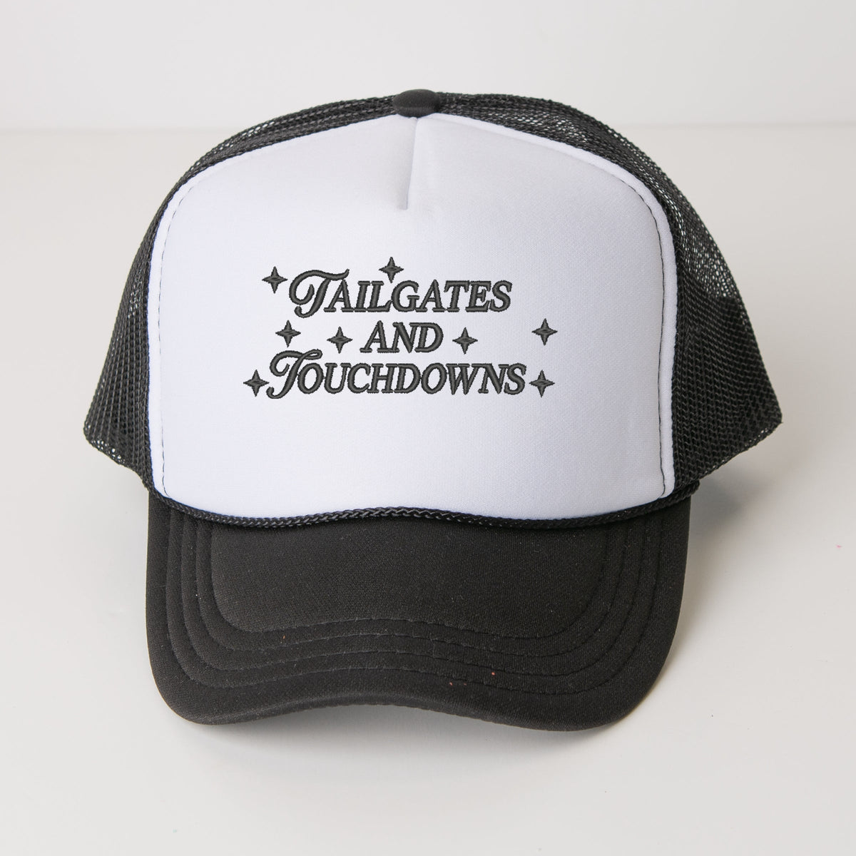 Embroidered Tailgates And Touch Downs Stars - Youth Graphic Foam Trucker Hat
