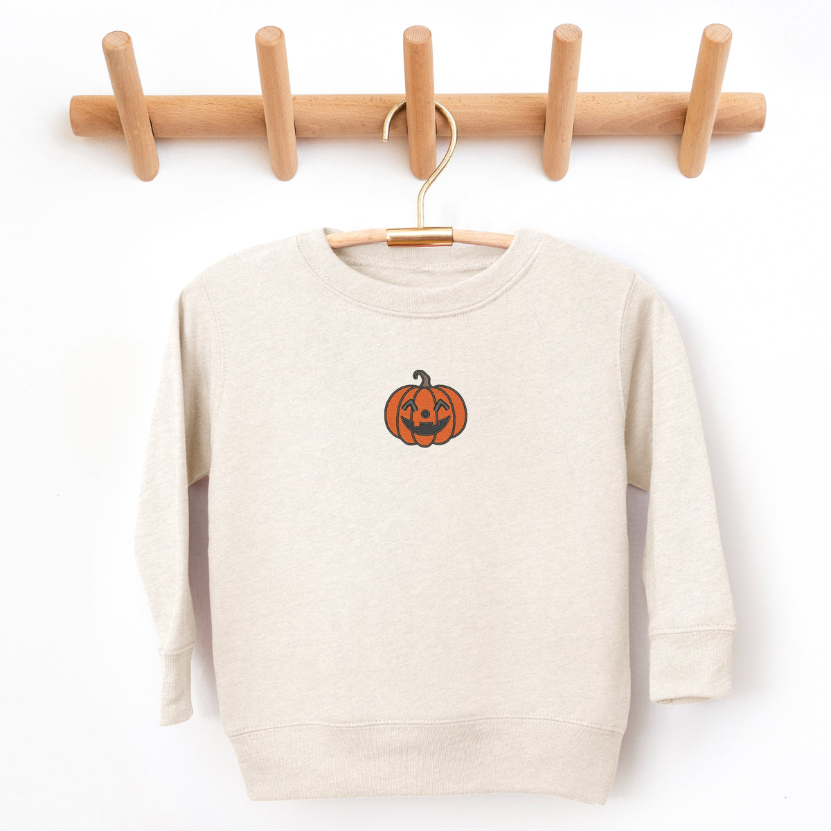 Embroidered One Pumpkin - Toddler Graphic Sweatshirt