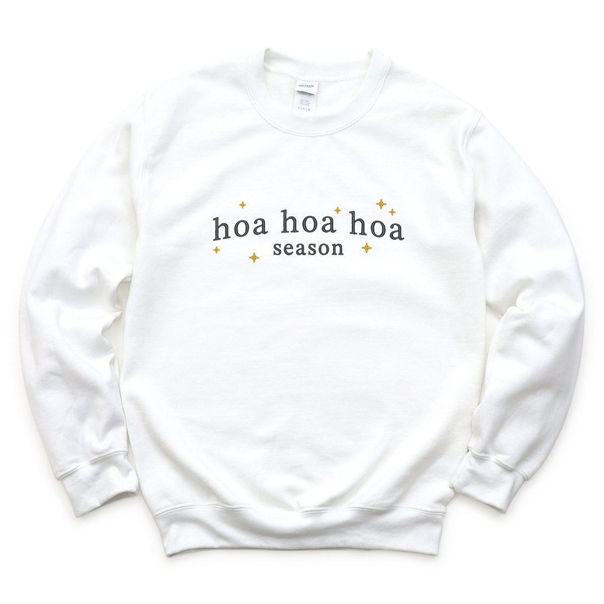 Embroidered Hoa Hoa Hoa Season - Women's Graphic Sweatshirt